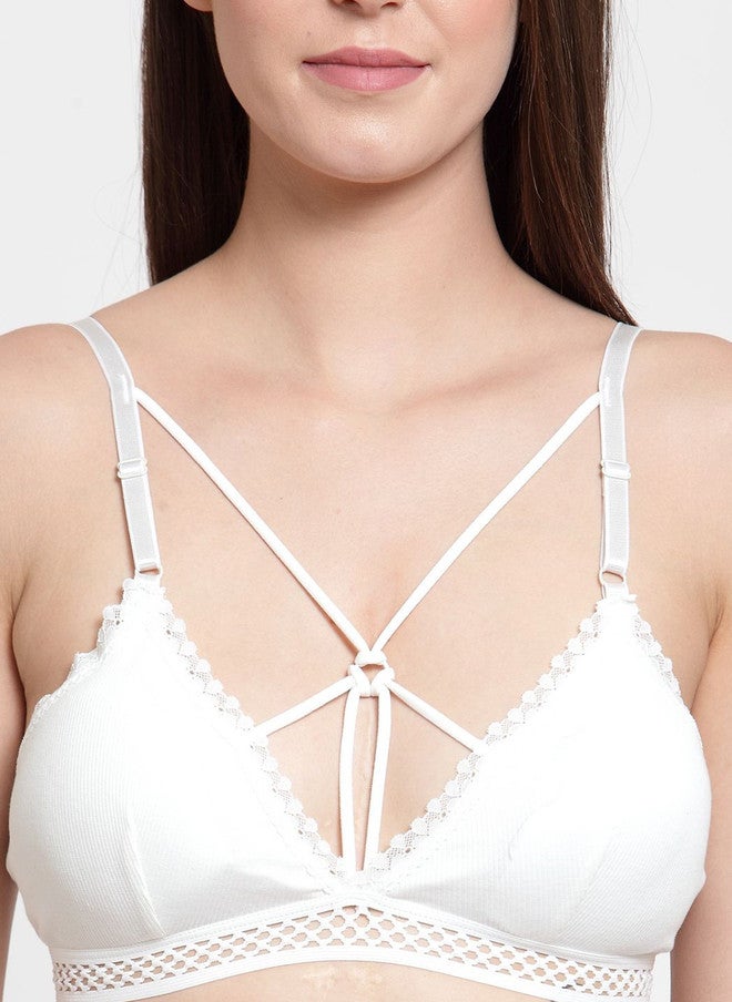 PRIZO Bralette Bra Full Coverage Lightly Padded - Image 4